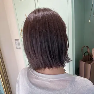 ショート カラー 透明感カラー/韓国 ヘア🩶yuri🩵のヘアスタイル