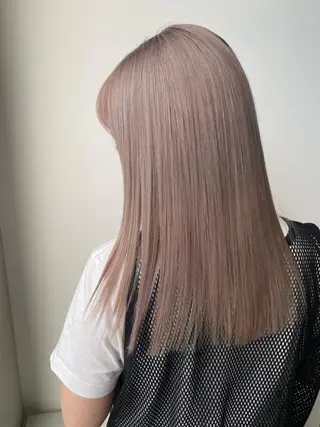 ミディアム カラー 入江 允のヘアスタイル