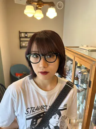 ミディアム カラー Masaki ブリーチカラーのヘアスタイル