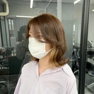 ミディアム カラー ミルボンAujua認定サロン Ria OSAKA 梅田所属・メンズ特化/ マンツーマン/Ryuのヘアスタイル