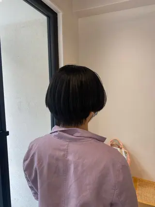 ショート ショート/ボブ/顔周 りレイヤー/RINAのヘアスタイル