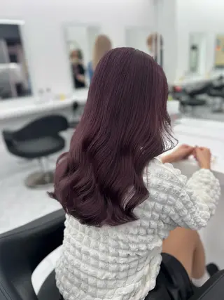 ミディアム カラー ヘアアレンジ ダブルカラー特化💖 韓国ヘア💖りくのヘアスタイル