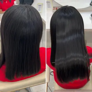 ミディアム 髪質改善/縮毛矯正 梅田茶屋町/西尾祐作のヘアスタイル