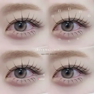 マツエク・マツパ 韓国風束感まつ毛🩵 Nozomiのマツエク・マツパデザイン
