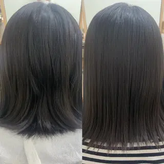 ミディアム 齊藤 来美のヘアスタイル