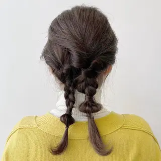 セミロング ヘアアレンジ 髙木美緒🌿 レイヤー/アレンジのヘアスタイル