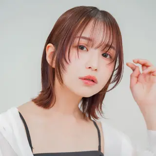 ショート カラー 赤み消しカラー /透明感カラー 上長のヘアスタイル