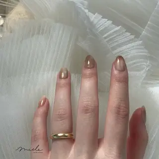 ネイル miele【ミエレ】 シンプル一癖のネイルデザイン