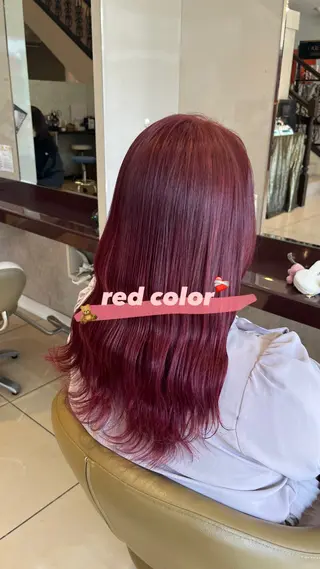 ロング カラー 八重樫 夢愛のヘアスタイル