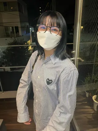 ミディアム カラー sakoda shunkiのヘアスタイル