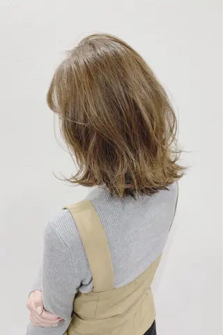 ミディアム カラー nubes所属・🌟高田 聖菜🌟のヘアスタイル