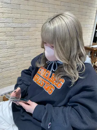 セミロング 亀川蓮 Agu hairのヘアスタイル