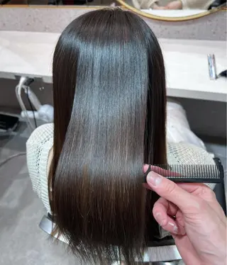 セミロング 🎀しゅな/韓国 レイヤー/透明感♡のヘアスタイル