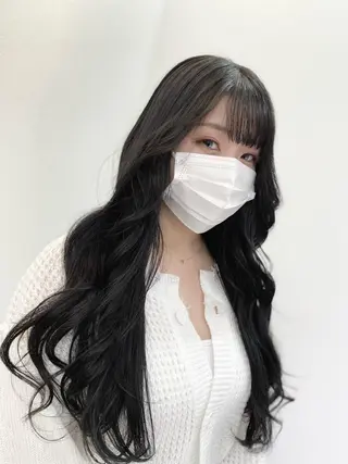 ロング カラー ✨くびれスタイル✨️ 戸嶋穂乃香のヘアスタイル