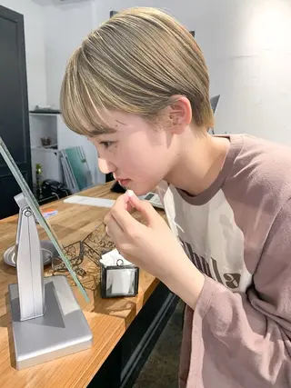 ショート warme𓂂𓂃 fukaのヘアスタイル