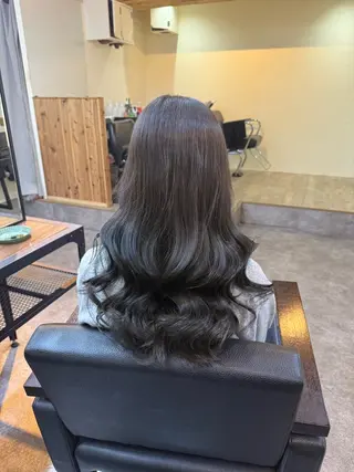 カラー 艶暖色/ベージュ SAKI💜のヘアスタイル