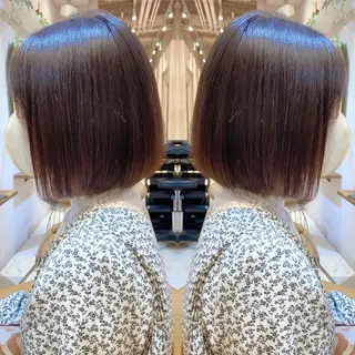 ショート カラー ツヤ髪になりたい方へ 🩷柴田知亜希のヘアスタイル