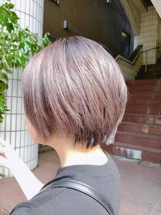 ショート カラー 【垢抜け大人髪】 TIARA西山のヘアスタイル