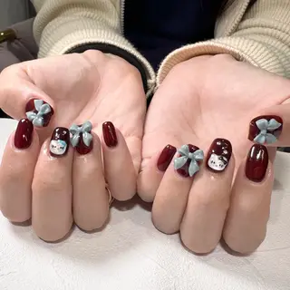 ネイル RIEKO🍒 ワンホン♡推しネイルのネイルデザイン