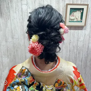 ロング ヘアアレンジ 古沢 みづきのヘアスタイル