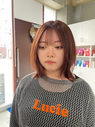 ミディアム 北山／ボブ／レイヤー /maru☺︎のヘアスタイル