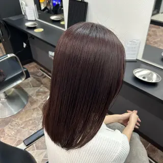 ミディアム カラー COEUR🧡 山下　優花のヘアスタイル