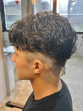 ショート パーマ メンズ men’s salon NOA solte. 【メンズサロン ノアソルテ】所属・メンズパーマ職人 加藤 弘貴のヘアスタイル