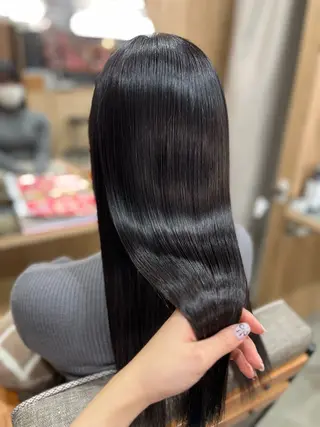 ロング カラー 髪質改善/艶髪/透明 感カラー🫧シズクのヘアスタイル