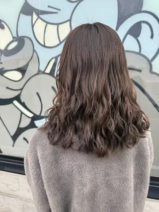 ミディアム デジタルパーマ/ ウェーブパーマ/神野のヘアスタイル