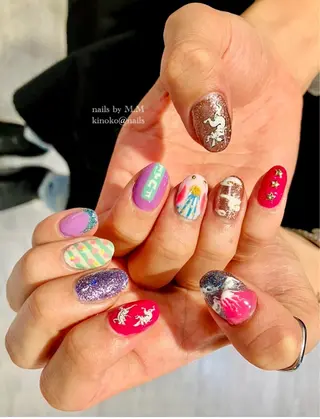 ネイル 小宇宙所属・小宇宙 近鉄今里徒歩5分🧬のネイルデザイン