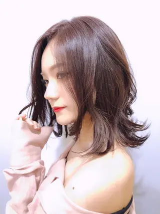 ミディアム 大山 亮　　【髪質改善】のヘアスタイル