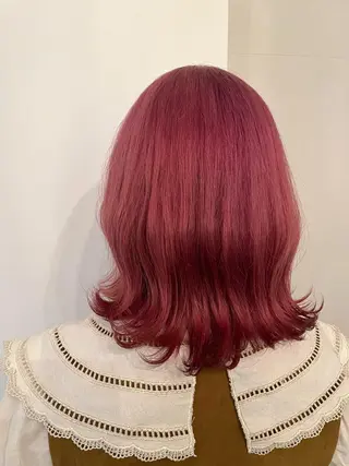 ミディアム カラー Asti  blanche所属・ショート/ブリーチ mizuki🐋のヘアスタイル