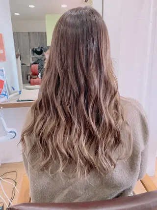 ロング カラー 髪質改善TR特化 副店長 坂田一樹】のヘアスタイル