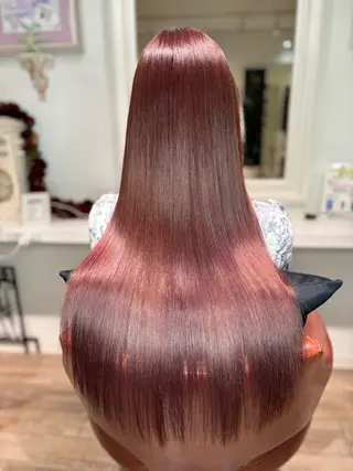 ロング カラー 栗形 龍乃介のヘアスタイル