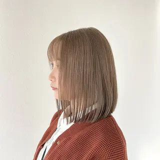 ミディアム カラー aura所属・カラー/メンズパーマ 岩角昂音のヘアスタイル