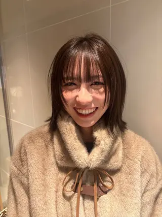 ミディアム カラー 韓国風ヘア/パーマ ♡あゆのヘアスタイル