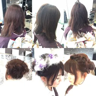 ミディアム セミロング ロング ヘアアレンジ Re:ta KANZOのヘアスタイル