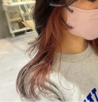 ミディアム ボブレイヤー/ ブリーチ/miyuuのヘアスタイル