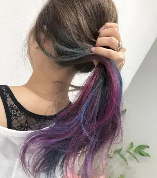 ロング 岸 保奈美のヘアスタイル