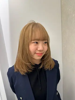 ロング 🎀韓国レイヤー特化 🎀ベージュ/ミクのヘアスタイル