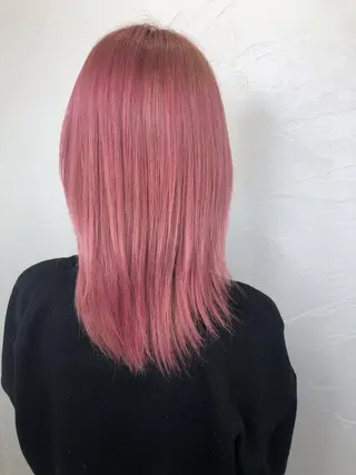 セミロング to youハイライトのヘアスタイル