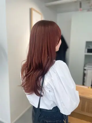 カラー Click所属・クニモトハルナ ボブ/柔らかカラーのヘアスタイル