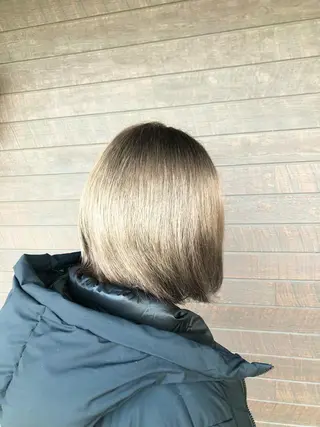 ショート 太白区白髪ぼかし/ ボブカット/千葉達人のヘアスタイル