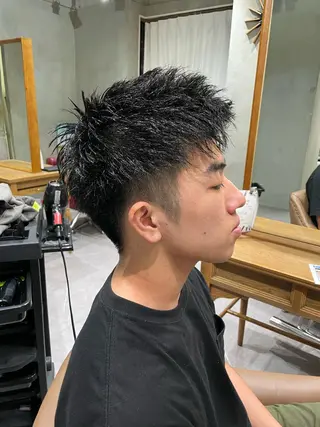 メンズ 石山  健太 /縮毛矯正/ショートのヘアスタイル