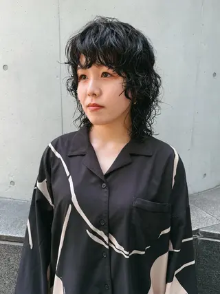 ミディアム 似合わせパーマ🎀 モデル募集中のヘアスタイル