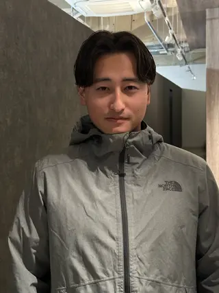 ミディアム パーマ メンズ 金山駅前/メンズ パーマ/真柄 恒輝のヘアスタイル