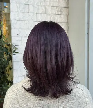 ミディアム 川﨑 真歩のヘアスタイル