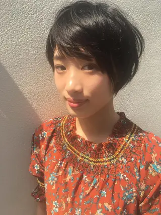 ショート パーマ THE DAY所属・AKI HASHIMOTOのヘアスタイル