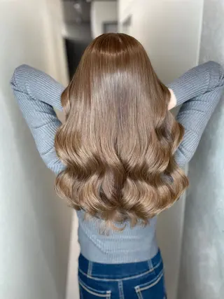 セミロング カラー 今井 勝也のヘアスタイル