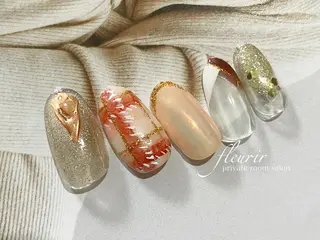 ネイル フルリール 【プライベートサロンのネイルデザイン